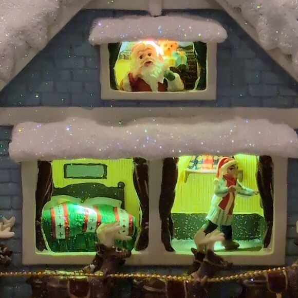 Thomas Kinkade Narrated Christmas House Twas The Night Before Christmas 79490 - Picture 2 of 10